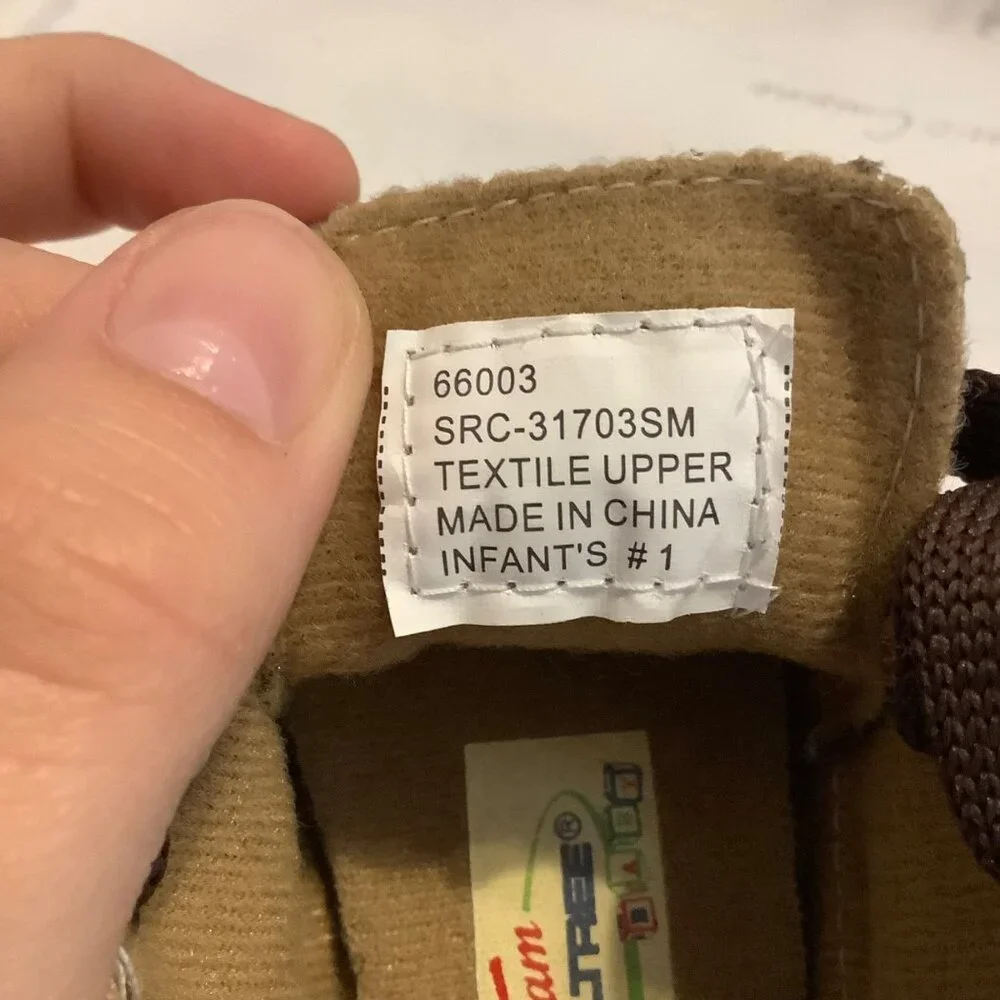 Team Realtree Baby Booties Camo Size 1 Brown NWOT NEW Lace Up‎